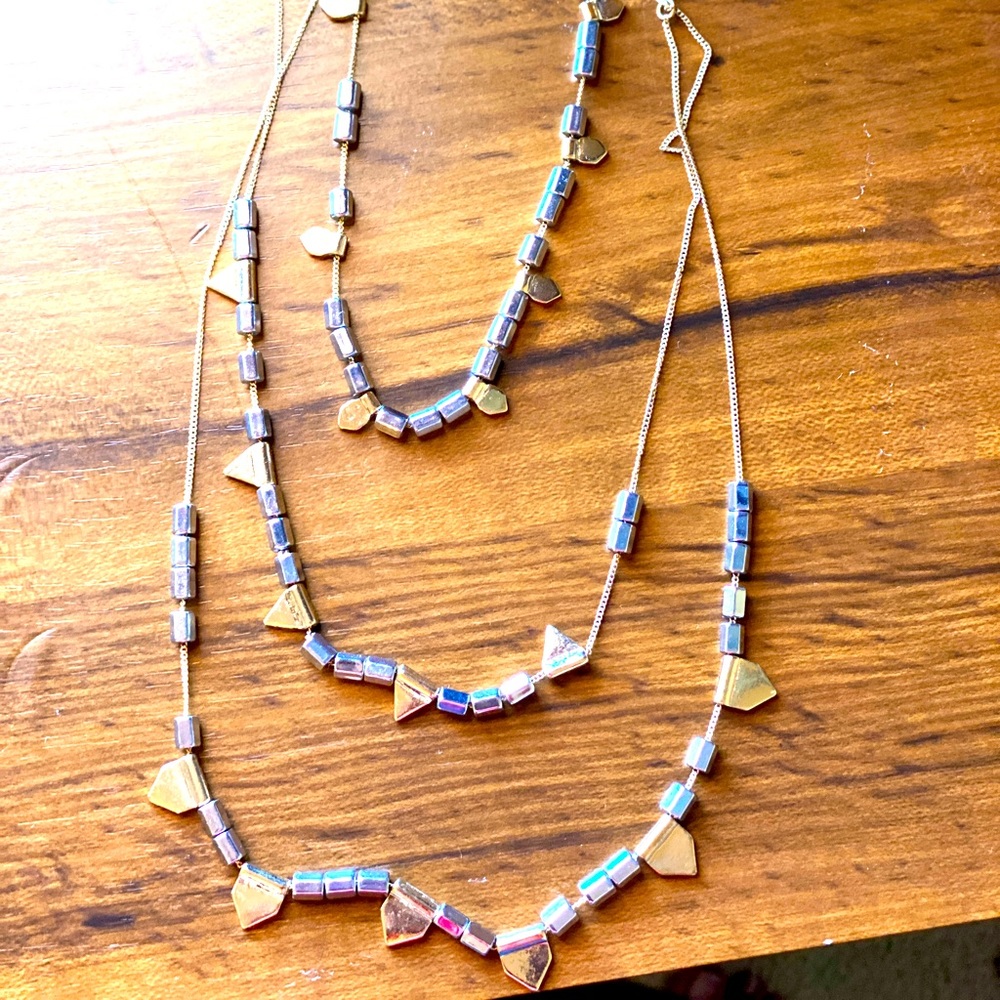THREE TIER NECKLACE